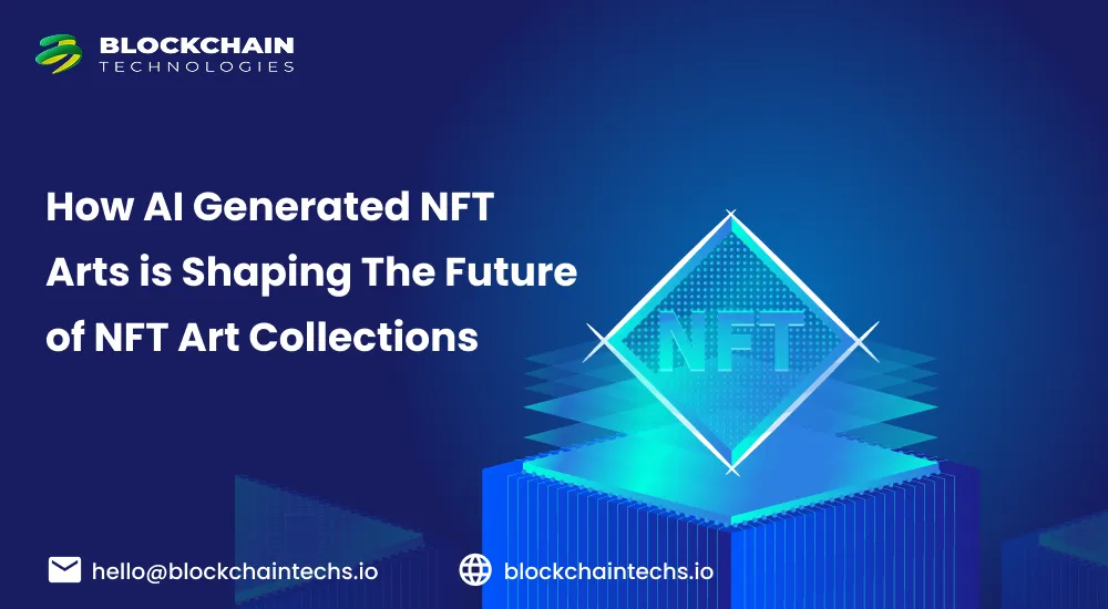 How AI Generated NFT Arts is Shaping The Future of NFT Art Collections banner Image